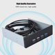 thumbnail image 4 of 5.25 Inch 19 Pin/9Pin to USB 3.0 USB 2.0 4 Port Metal Optical Drive Bay, 4 of 4