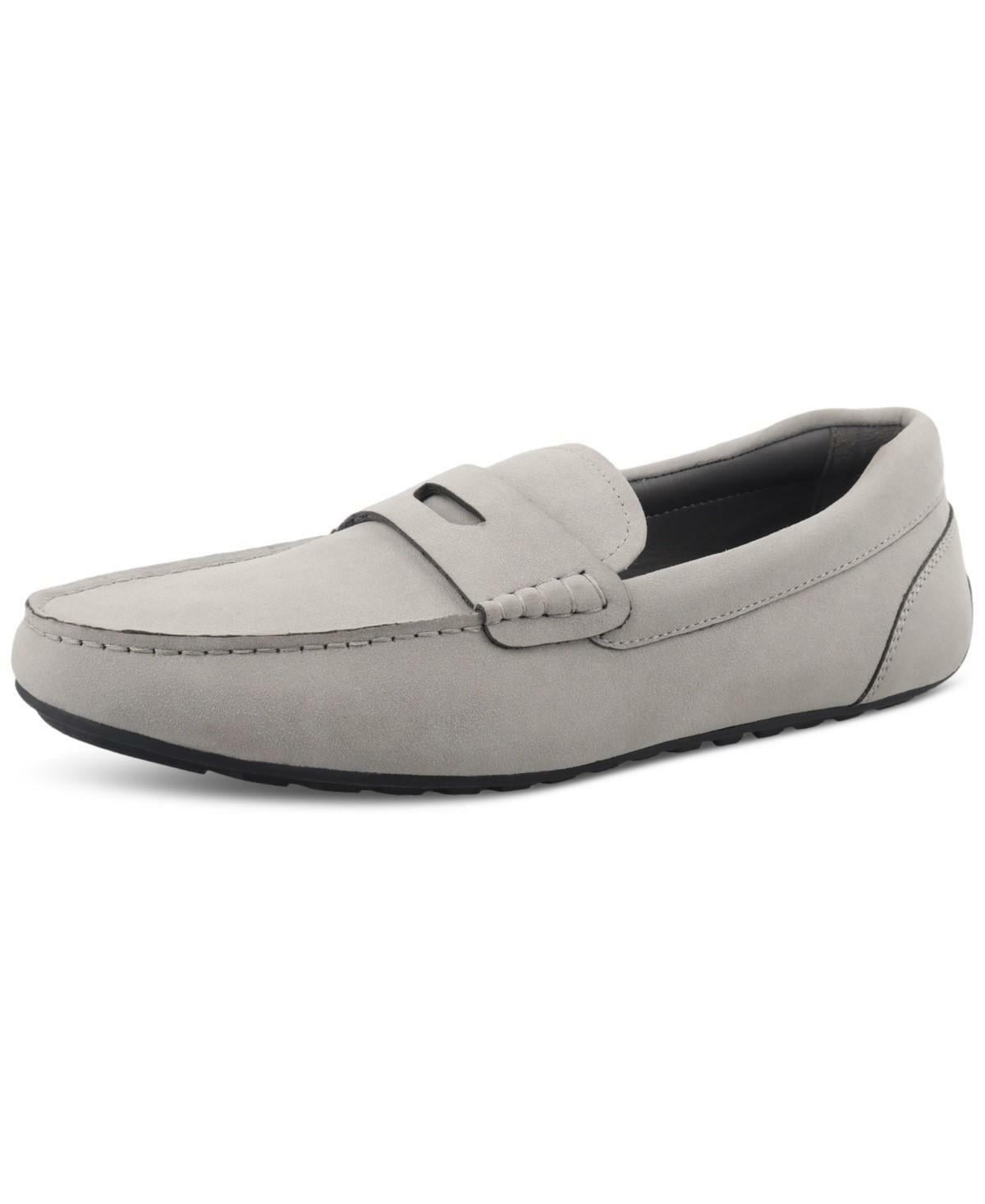 Alfani Mens Marco Slip On Penny Drivers Loafers Shoes Grey  display picture 1