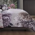 thumbnail image 5 of Bebejan Plum Petal 5 Piece Comforter Set, Queen, Purple, 100% Cotton Sateen, Reversible, All Season, Cozy Comfort, 5 of 12