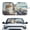 Cat Driving, variant on Garronmavis Galaxy Print Sun Visor Protector for Sedans Truck Vans Mid SUV Reflective Polyester Windshield Cover Sun Shade Blocks Harmful UV Rays Damage Keeps Vehicle Cool 66.5 x 34.5 inches