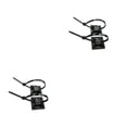 thumbnail image 4 of Wosthever Bridas de cable duraderas de PE para montaje en automóvil - Fácil instalación y ahorro de espacio Fácil de instalar Cable negro 20*20mm 2Conjunto, 4 of 6