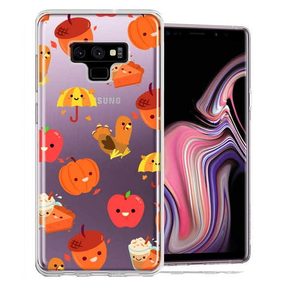 MUNDAZE For Samsung Galaxy Note 9 Thanksgiving Autumn Fall Design Double Layer Phone Case Cover