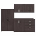 thumbnail image 2 of Pemberly Row Ensemble de Rangement Modulaire pour Garde-Robe de 5 Pcs avec Armoires en Gris Orage, 2 of 8