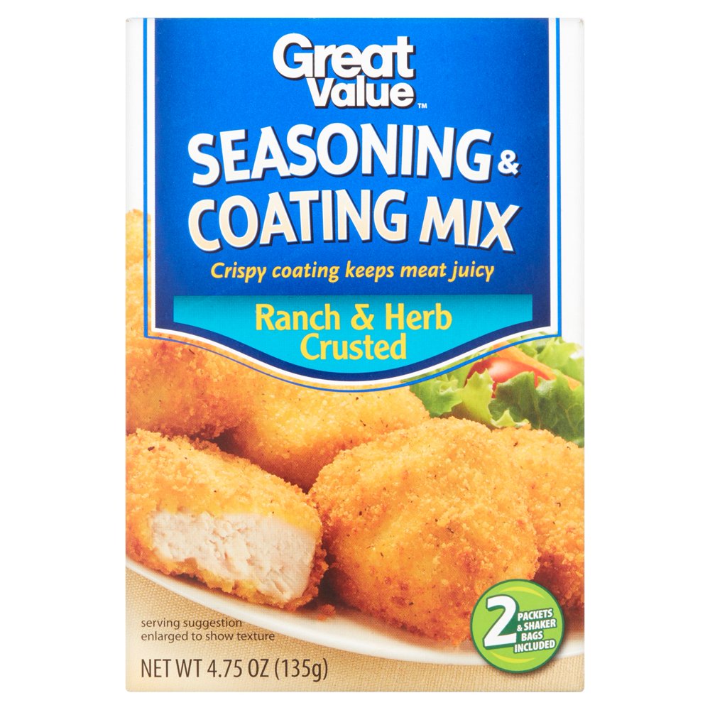 Great Value Ranch & Herb Crusted Seasoning & Coating Mix, 4.75 oz