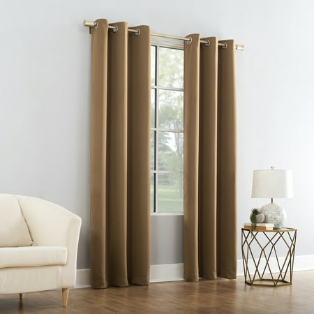 Mainstays Blackout Energy Efficient Grommet Single Curtain Panel Mainstays Blackout Energy Efficient Grommet Single Curtain Panel