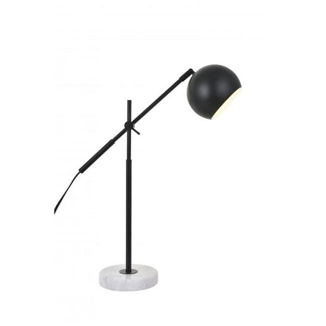 Living District LD4069T20BK Aperture 1 Light Black Table Lamp