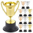 thumbnail image 1 of 12 Uds copa de trofeo competición de fiesta trofeo de plástico en forma de copa de trofeo premio de ceremonia para niños, 1 of 6