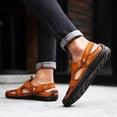 thumbnail image 7 of Willtoo Orthopedic Shoes for Men Slip on Non Slip Leather Hollow Athletic Sandals Orthopedic Slipper Breathable Mesh Stretch Work Shoes Comfort 2026 New Orthopedic Shoes, 7 of 7