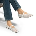 thumbnail image 6 of Dream Pairs Women’s Mary Jane Flats – Fishnet Pointed-Toe Flats with Buckle Strap, 6 of 8