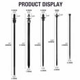 thumbnail image 3 of Nylon Cable Tie Buckle 5 Type Sizes Push Mount Cable Zip Ties Cable Strap Multifunctional Car Cable Tie Buckle One Click Fastener for Vehicles Electronics Diy Repairs, 3 of 9