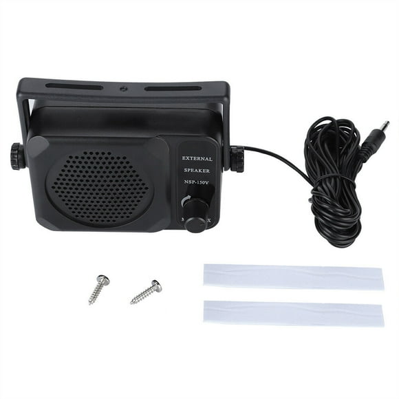 ZOUSSIQI Car Mobile Radio External Speaker For Yaesu Kenwood Icom FT-7800R FT-8900R TM261 EL225#01976