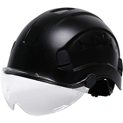 Adjustable ABS Climbing Helmet 6-Point Suspension, LOHASWORK Safety Hard Hat 