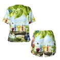 thumbnail image 5 of Lsque Pikmin Women's Short-Sleeved Pajama Set - 2 Piece Soft and Lightweight Sleepwear Set-X-Large, 5 of 9