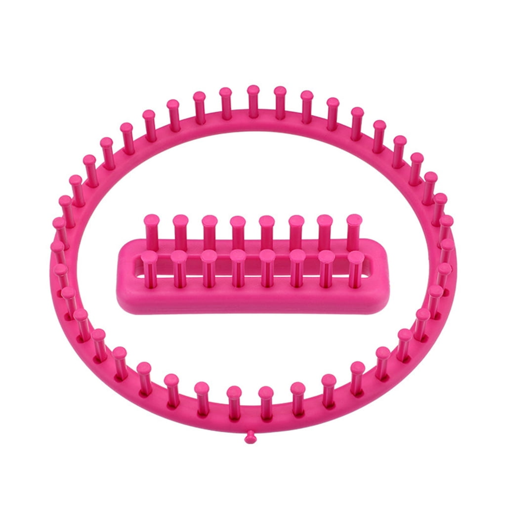 1 or 2 Set Multifunctional Knitting Loomed Set Round Rectangular Knitting Frame