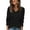 BJ10_Black, variant on Womens Long Sleeve V Neck Sweaters 2025 Fall Casual Plain Classic Soft Loose Fit Basic Pullover Top Orange XL