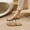 Brown, variant on Women's Multi-Strap Rhinestone Slide Sandals, Open Toe Flat Slip-On Footwear, Six Solid Tone Non-Slip Soft Sole Summer Daily Casual Slippers(Silver,5.5)