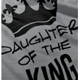 thumbnail image 4 of Daughter of the King Daddy Girl Tiara Youth T Shirt Tee Girls Infant Toddler Brisco Brands 4T, 4 of 5