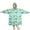 LightGreen Dinosaurs Clouds, variant on Wearable Oversized Blanket,LightGreen Dinosaurs Clouds Trees Pattern Wearable Blanket Hoodie for Adults,Cozy Hooded Blankets with Super Pockets,Super Warm Fuzzy Pullover for Women & Men