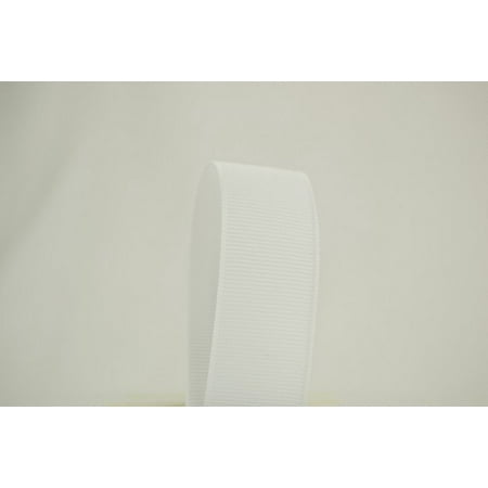 - Ribbon Bazaar Solid Grosgrain Ribbon 3 inch White 50 yards 100% Polyester