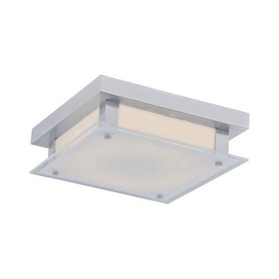Avenue Lighting LED Flush Mount Cermack St. Polished Chrome - Exact Size