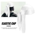 thumbnail image 1 of Silky Durag para Hombres Mujeres Satin Soft Headwrap Long Tail Hip-Hop (Blanco) Tmvgtek Para estrenar, 1 of 9