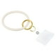 thumbnail image 1 of Anillo de Llave de Silicona Uxcell, Pulsera de Llave, Llaveros de Círculo, Blanco Crema, 1 of 7