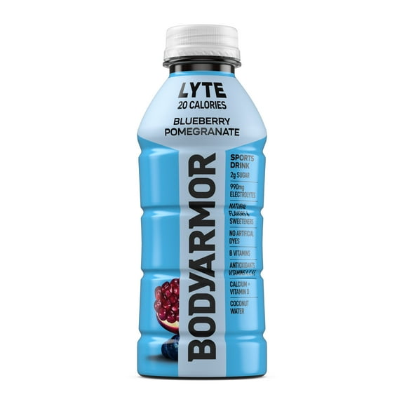 BODYARMOR Lyte Blueberry Pomegranate Electrolyte Sports Drink, 16 fl oz Bottle