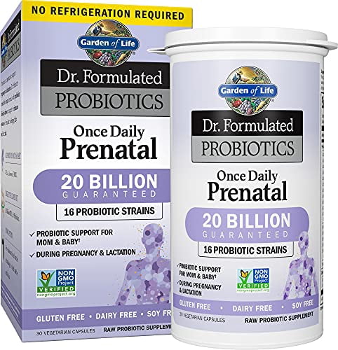 Garden of Life Dr. Formulated Probiotics Once Daily Prenatal Shelf Stable 30 Capsules