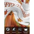 thumbnail image 7 of Fall Maple Leaves Cloth Napkins Set of 6 Reusable Dinner Napkins, Happy Thanksgiving Pumpkins Country Plank Cocktail Napkin Washable Table Napkins for Wedding/Holiday Party/Baby Shower 20"x20", 7 of 7