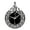 Black, variant on Islamic Eid Wall Clock Silent for Time Clocks for Home Kids Room Bedroom Office Cafe Decoration Hanging Silence Clock