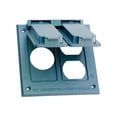 thumbnail image 1 of Sigma Electric 14346 Combination Cover  Gray - 4.55 x 4.55 in., 1 of 1