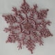 thumbnail image 5 of Naiovety 12 piezas de decoración de copo de nieve de Navidad portátil para interiores de oficina, decoración de dormitorio, adorno de banquete de Kits de decoración para fiestas Rosado Naiovety JR0778-08, 5 of 6