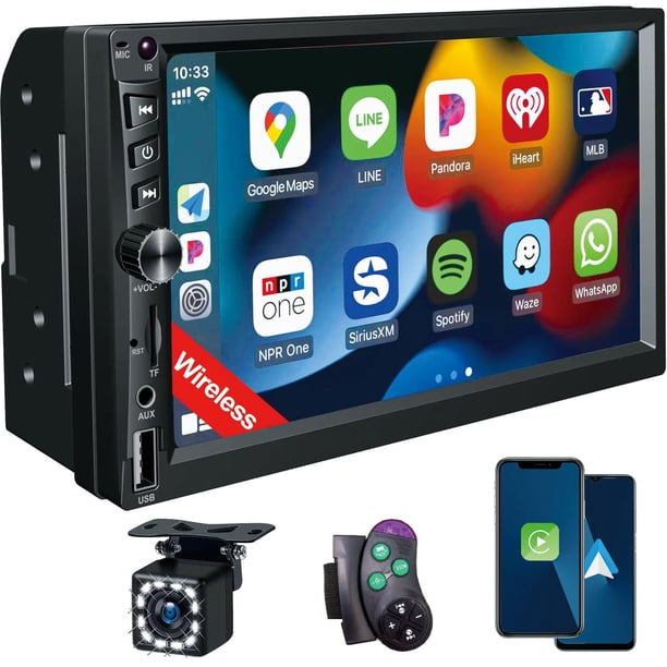 Sistema estéreo inalámbrico para coche Durxenmnt con Apple CarPlay/Android Auto