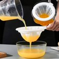 thumbnail image 4 of Coladores de malla fina, 2 piezas colador de jugo 200/400 malla de nailon reutilizable colador de alimentos, colador de alimentos con varilla agitadora, para jugo, leche de soja, leche, café, vino brillar Electrónica, 4 of 5