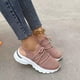 thumbnail image 4 of Zapatos de lona informales cómodos y transpirables con puntera redonda para mujer, zapatillas deportivas de tacón plano para exteriores Wmkox8yii shalkjhdk1807, 4 of 4