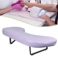 thumbnail image 5 of EHJRE Nail Art Hand Pillow U Shape Comfortable Ergonomic Holder Nail Arm Rest Manicure Arm Rest for Home DIY Personal Professionals Violet, 5 of 8