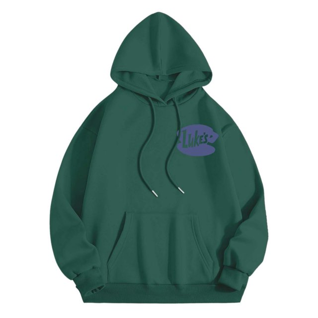 WILLBEST Sudadera con Capucha para Mujer, Ligera, Estilo Pullover, con Estampado Otoñal E Invernal Chica