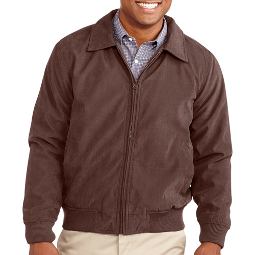 ^^men's Microfiber Jacket With Polar Fle