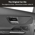 thumbnail image 3 of Carbon Fiber Inner Door Handle Frame Trim Stickers for Benz C Class W206 2022 Car Accessory, 3 of 5