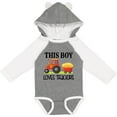 thumbnail image 3 of Inktastic Farming Cute Boy Loves Tractors Boys Long Sleeve Baby Bodysuit, 3 of 5