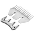 thumbnail image 6 of Stainless Steel Sheep Clippers Blade High Hardness Cutting Shearing Cutter Replacement(13 Tooth Straight Blade (+ Swing Blade) ), 6 of 6