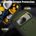 thumbnail image 5 of SaniMore for Google Pixel 8 Case, Military Grade Shockproof Cover Heavy Duty Hybrid Soft TPU+Hard PC Case Non-Slip Gripping Case with Hidden Kickstand fits for Google Pixel 8, Green, 5 of 7