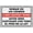 Warning Sign 4, variant on Spanish Stealing Will Lead To Arrest Sign 8"x12", Aluminum Tin Warning Signs for Home Outdoor Garden, High Visibility Bilingual Security Sign