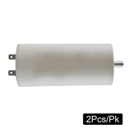 

Superior Electric CMC7015-2PK 100 MFD +/-5% 50Hz/60Hz AC 300V Cylinder Motor Starting Capacitor with 8mm Mounting Thread (CD60)