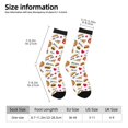 thumbnail image 2 of Vsdgher Fast Food Crew Socks for Men & Women, Breathable Casual Athletic Ankle Socks, 2 of 6