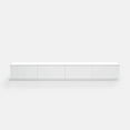 thumbnail image 4 of POVISON 118" Modern White Matte TV Stand，Minimalist Large Entertainment Center for up to 100 Inch TV with 4 Drawers, 4 of 9