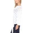 thumbnail image 2 of White Mark Poncho en Tricot à Franges pour Femme, Taille Unique, 2 of 5