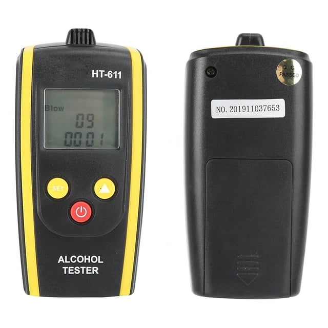 Alcoholímetro De Aliento Ht-611 Con Pantalla Digital Lcd De