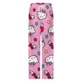 thumbnail image 4 of Hello Kitty Womens Comfy Pajama PJ Pants Lounge Pants Sleepwear Drawstring PJ Bottoms Pants, 4 of 7