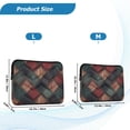 thumbnail image 4 of FORMRS 15-15.6 inch Laptop Sleeve Case Soft Carrying Quilted Computer Bag Cover, Red Tartan Pattern, 4 of 7
